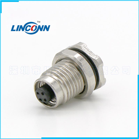 前鎖焊線式母頭M5插座